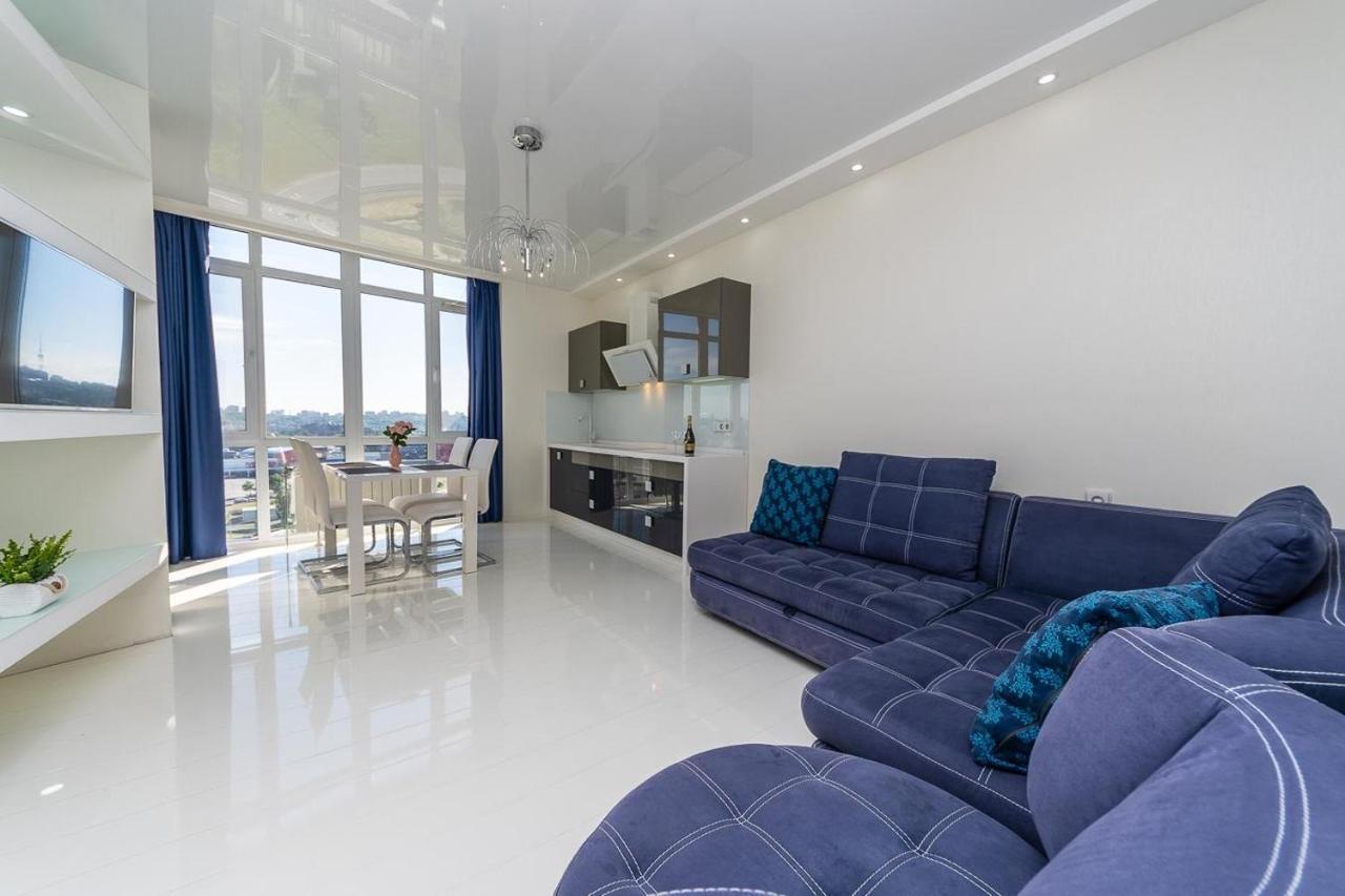 Fashionable Panoramic Apartments Dnieper. Obolon Kiev Eksteriør billede
