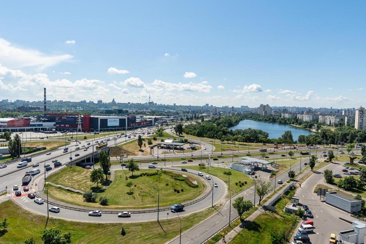 Fashionable Panoramic Apartments Dnieper. Obolon Kiev Eksteriør billede