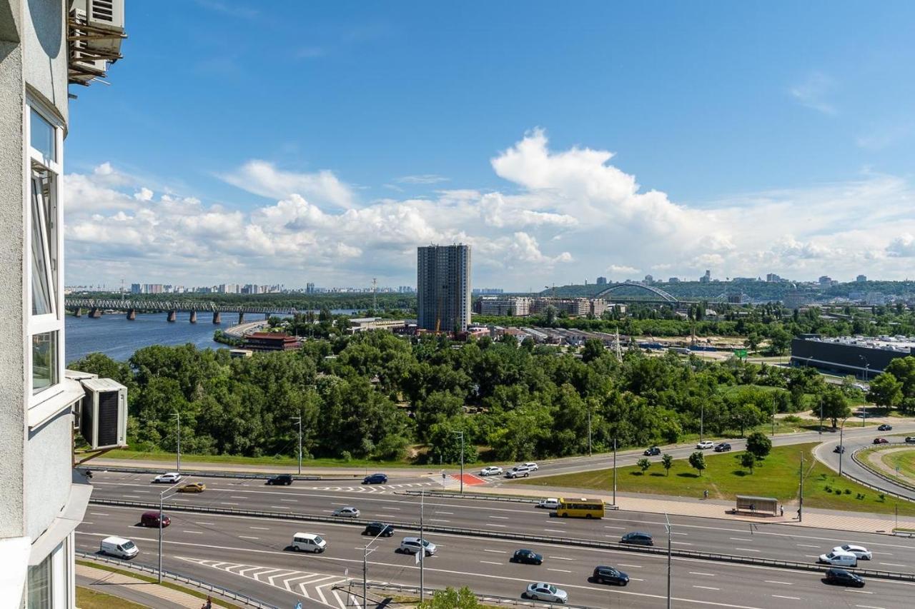 Fashionable Panoramic Apartments Dnieper. Obolon Kiev Eksteriør billede