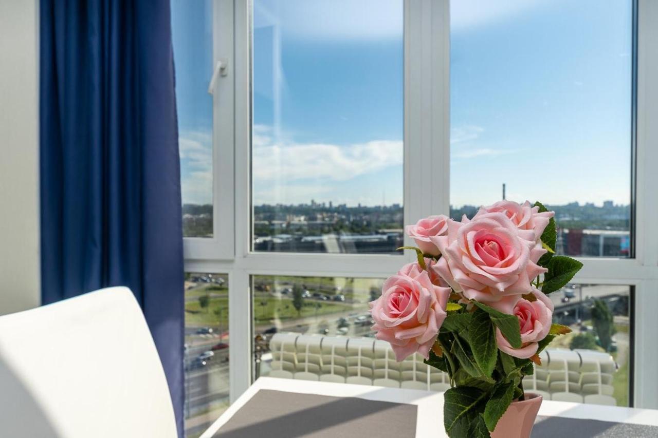 Fashionable Panoramic Apartments Dnieper. Obolon Kiev Eksteriør billede