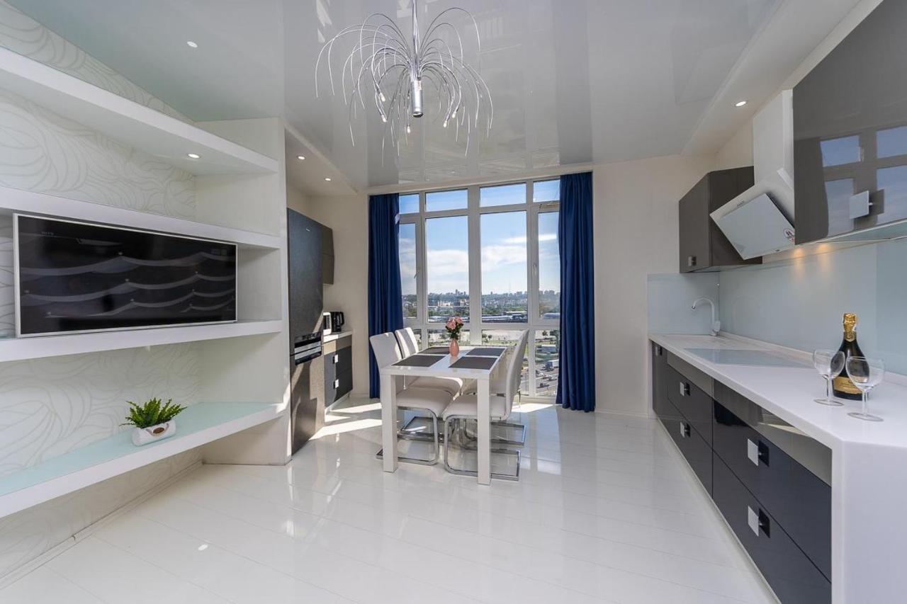 Fashionable Panoramic Apartments Dnieper. Obolon Kiev Eksteriør billede